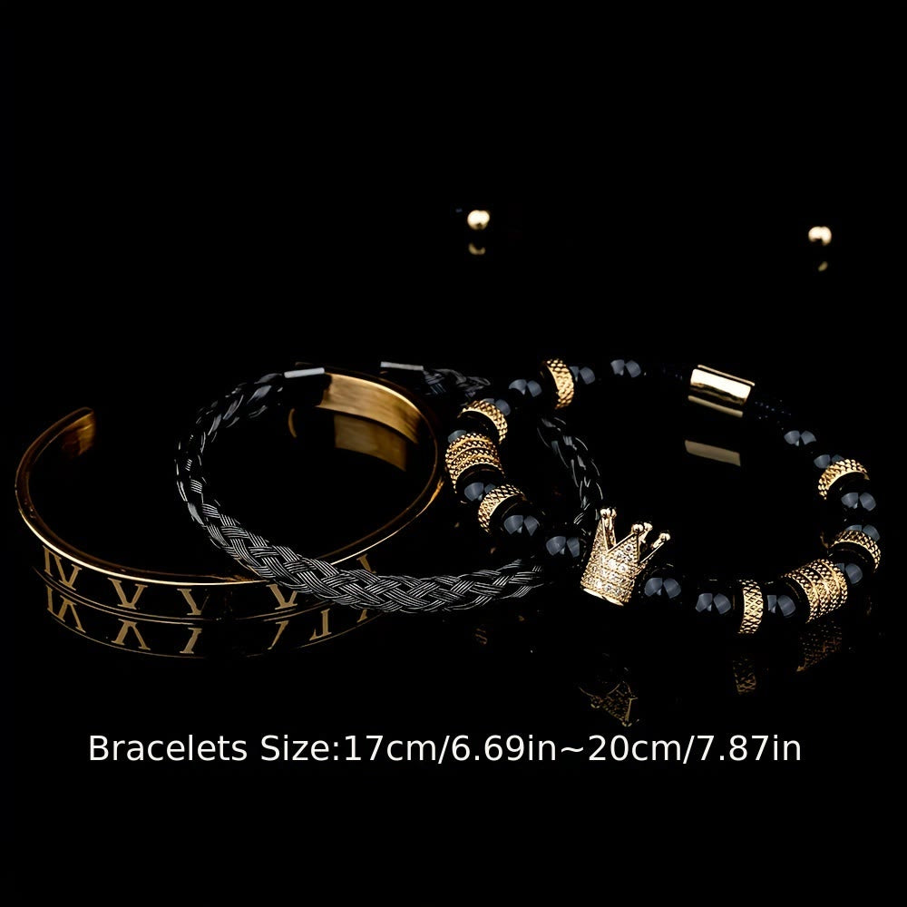 WorldNorse Royal Crown Stones Bracelet Set - image 17