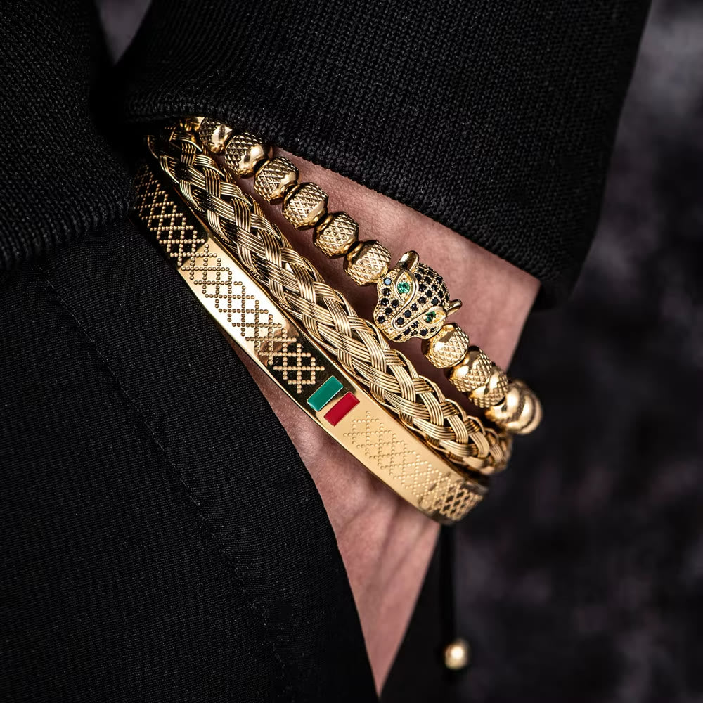 WorldNorse Panther Head Bracelet Set - image 11