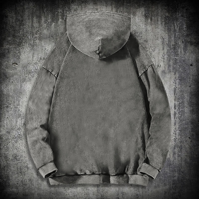 WorldNorse Viking Old Man Vegvisir Washed Hoodie - image 13