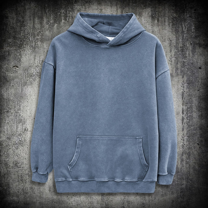 WorldNorse Valknut Raven Back Print Washed Hoodie - image 20