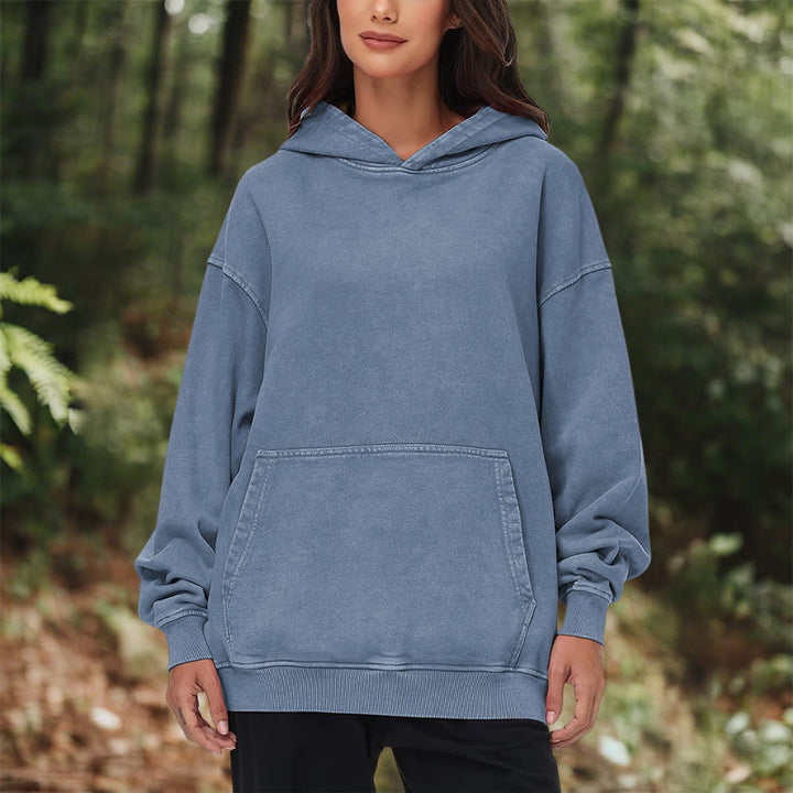 WorldNorse Valknut Raven Back Print Washed Hoodie - image 25