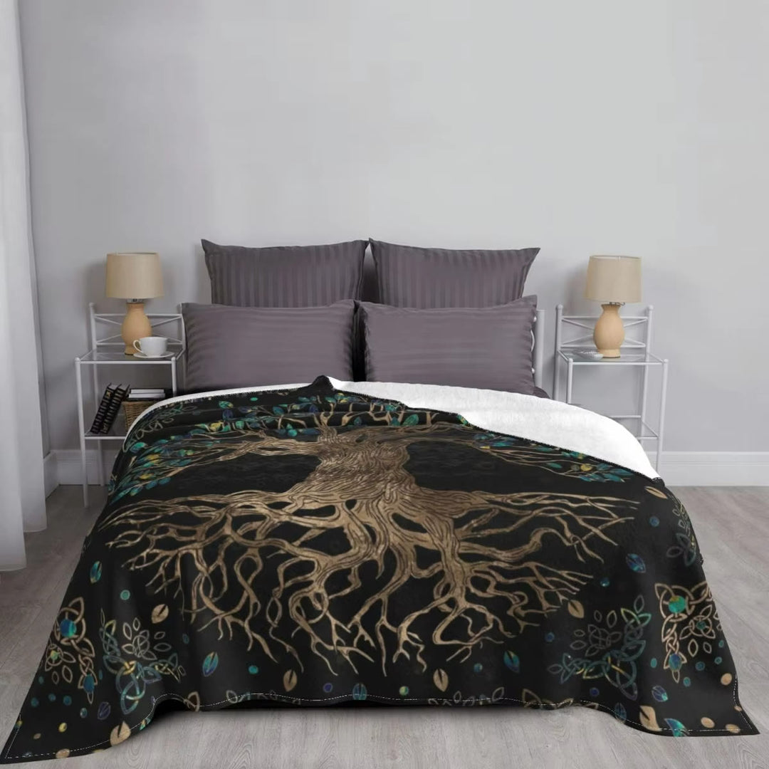 WorldNorse Celtic Knot Yggdrasil Blanket - image 7