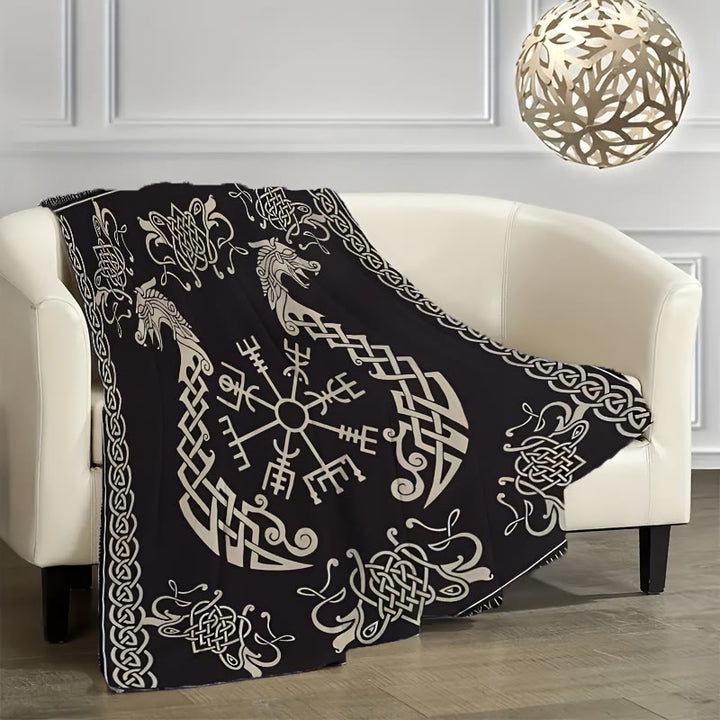 WorldNorse Vegvisir Norse Dragon Blanket - image 9