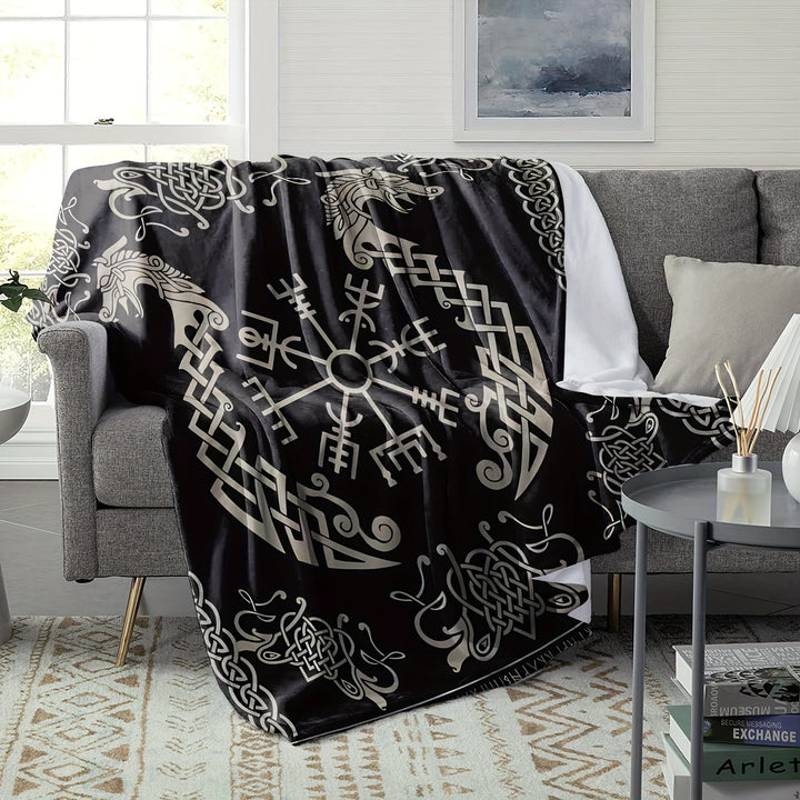 WorldNorse Vegvisir Norse Dragon Blanket - image 10
