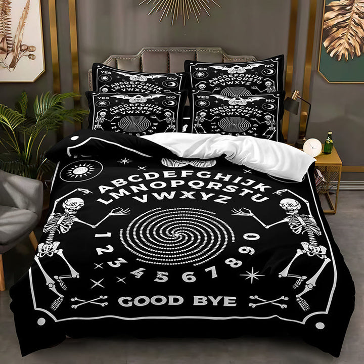 WorldNorse Viking Rune Bedding Set - Ouija - 264X228cm (1 Duvet Cover + 2 Pillow Case) - image 7