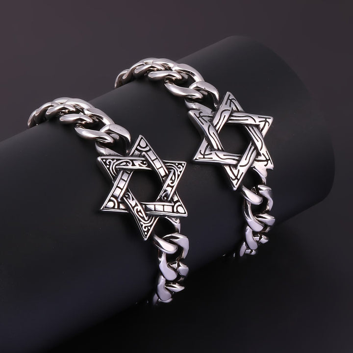 WorldNorse Engraved Star Bracelet - image 3
