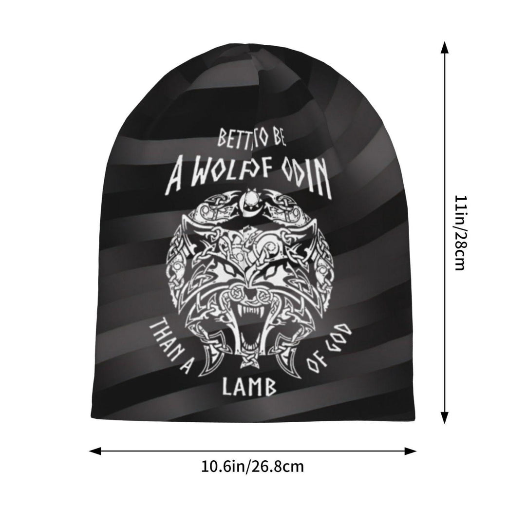 WorldNorse Better To Be A Wolf Of Odin Beanie - image 11