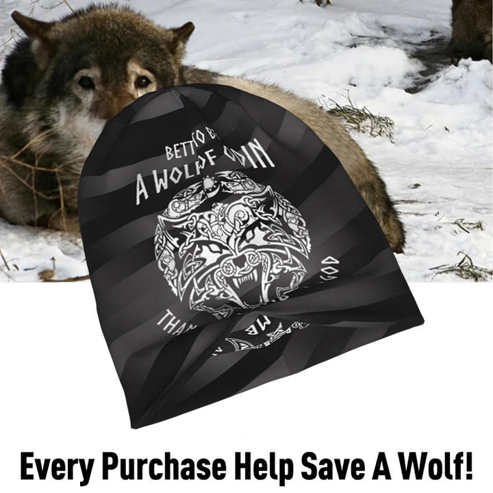 WorldNorse Better To Be A Wolf Of Odin Beanie - image 8