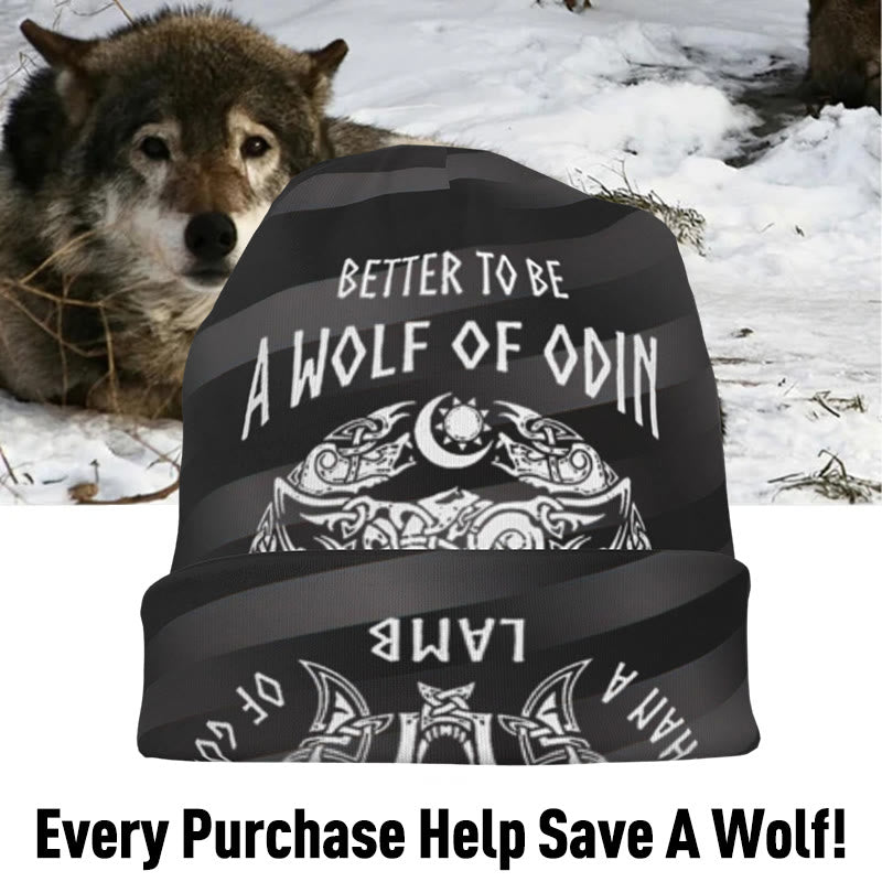 WorldNorse Better To Be A Wolf Of Odin Beanie - image 7