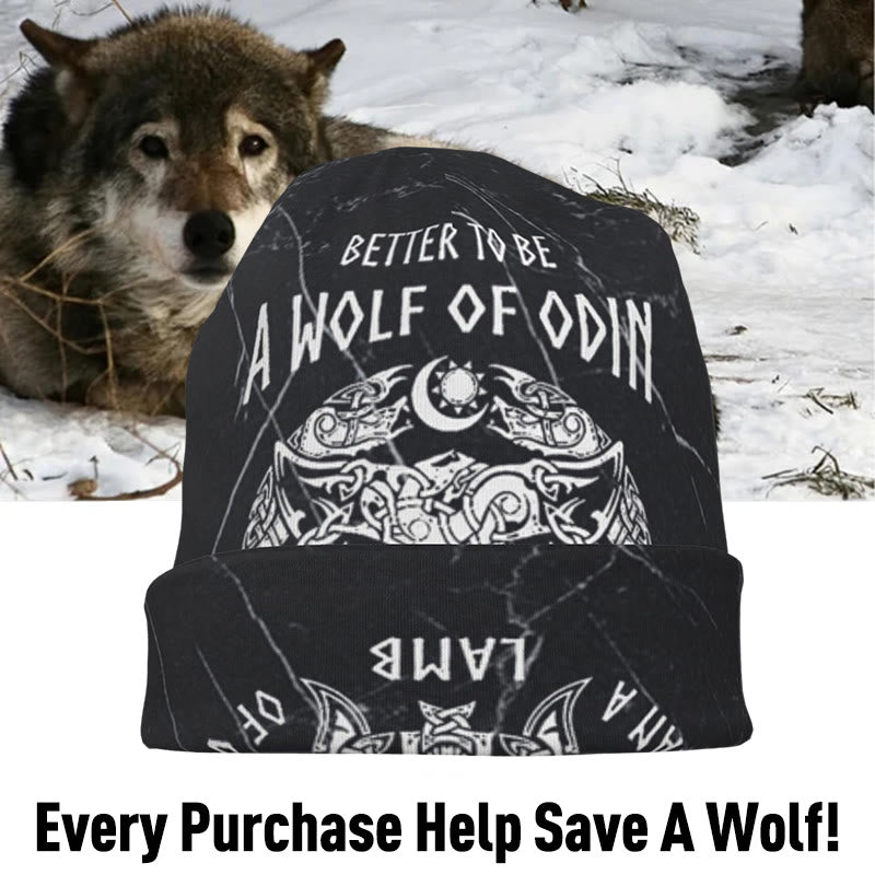 WorldNorse Better To Be A Wolf Of Odin Beanie - image 1