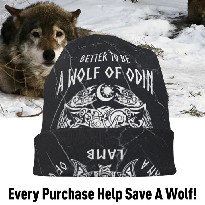 WorldNorse Better To Be A Wolf Of Odin Beanie - image 1