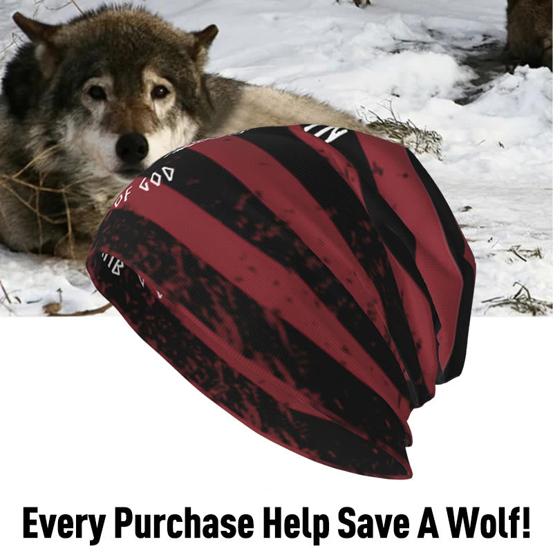 WorldNorse Odin Viking Norse Wolf Beanie - image 4