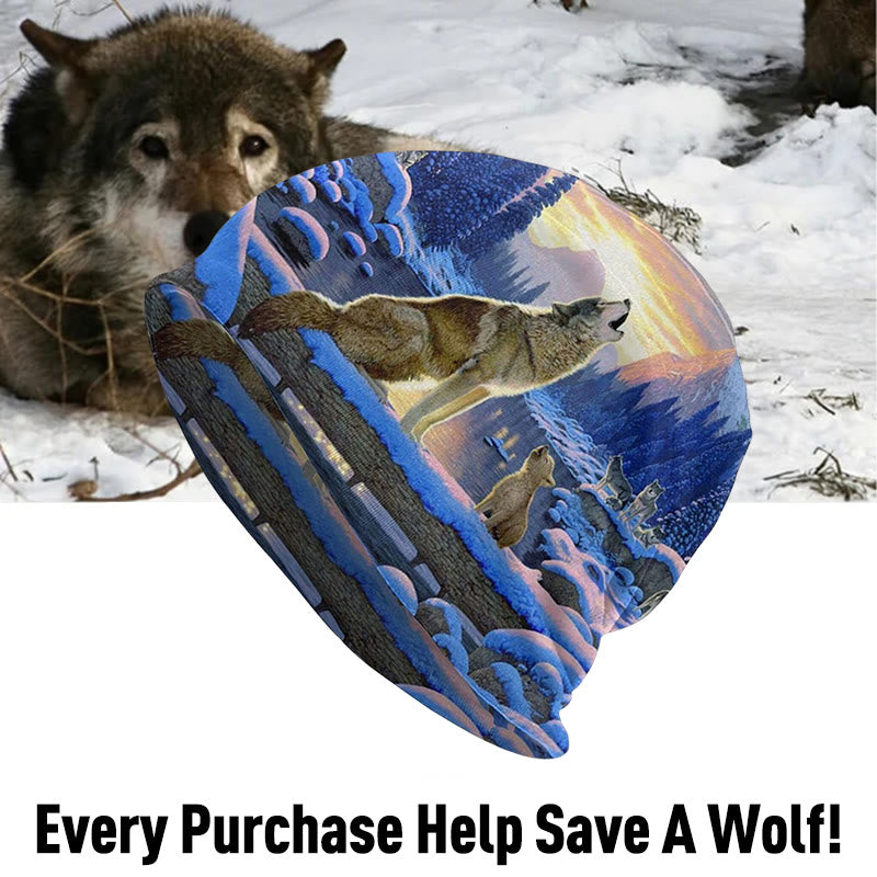 WorldNorse Wolf Fenrir Song Beanie - Wolf - image 0