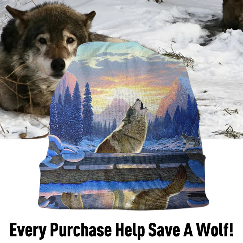 WorldNorse Wolf Fenrir Song Beanie - image 1