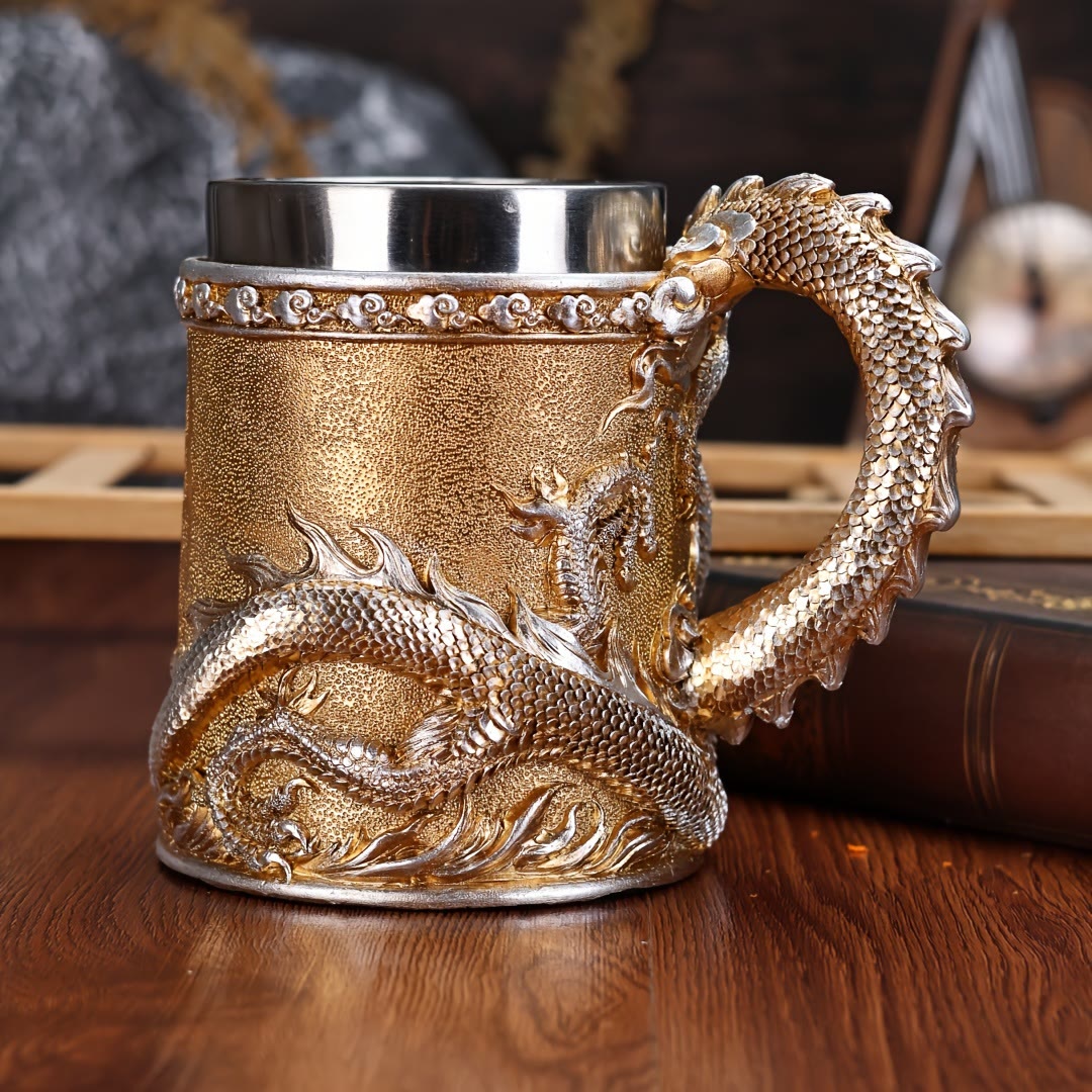 WorldNorse Flaming Dragon Mug