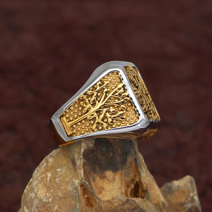 WorldNorse Viking Vegvisir With Yggdrasil Ring
