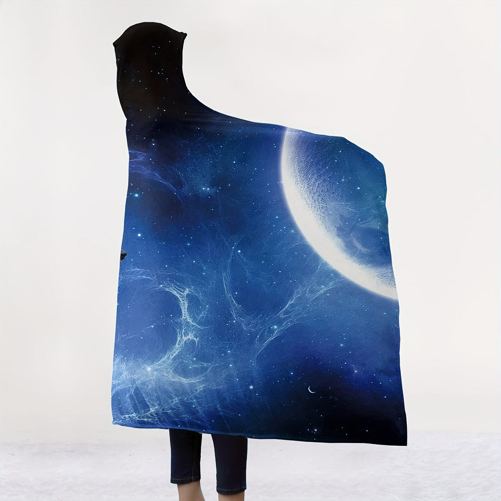 WorldNorse Aurora Wolves Hooded Blanket - image 1