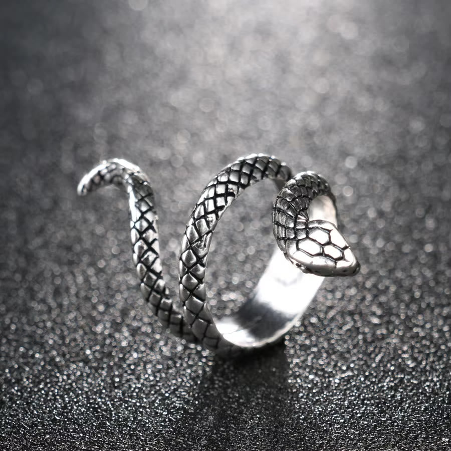 WorldNorse Serpent Spirit Snake Ring - AU Size V1/2 (USS 11) - image 0