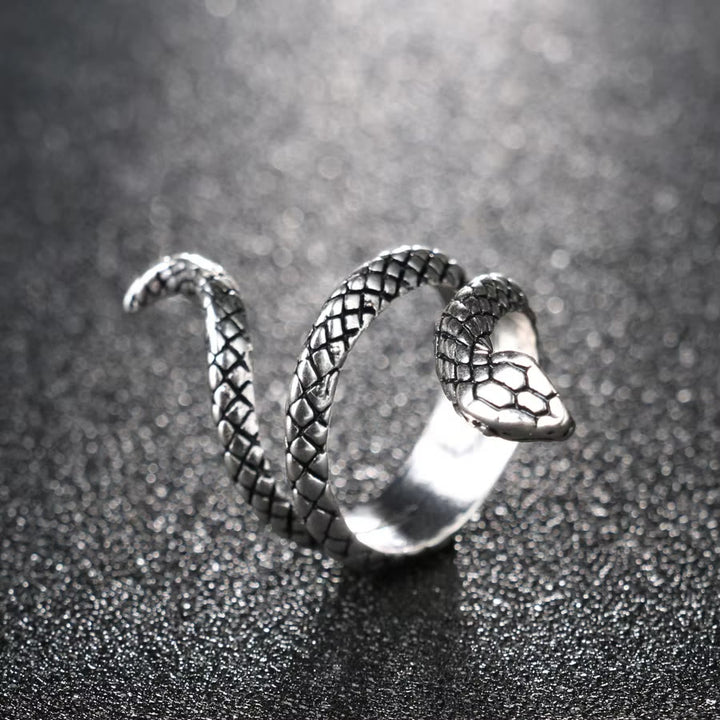 WorldNorse Serpent Spirit Snake Ring - AU Size V1/2 (USS 11) - image 0