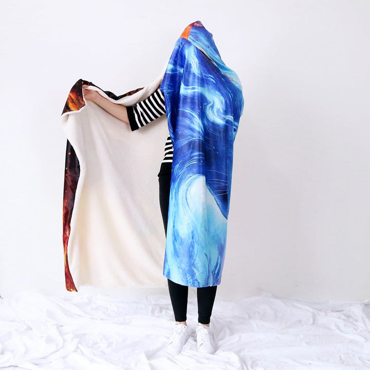 WorldNorse Mystic Wolves Hooded Blanket - image 4