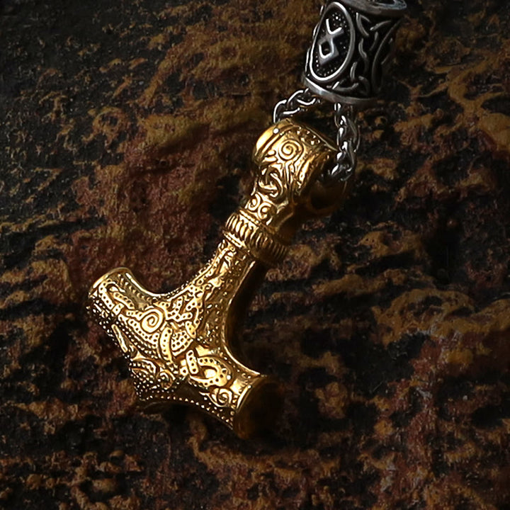 WorldNorse Mjölnir - Thor's Hammer Stainless Steel Necklace