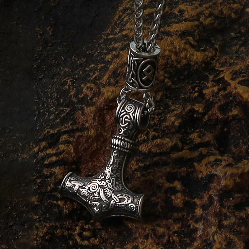 WorldNorse Mjölnir - Thor's Hammer Stainless Steel Necklace - image 10