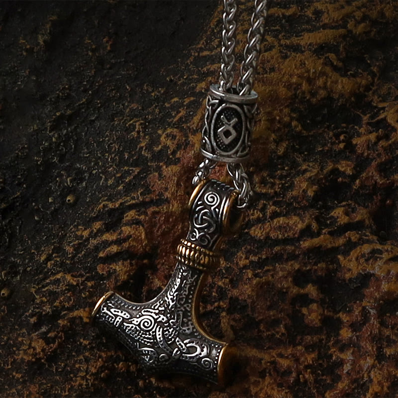 WorldNorse Mjölnir - Thor's Hammer Stainless Steel Necklace - image 5