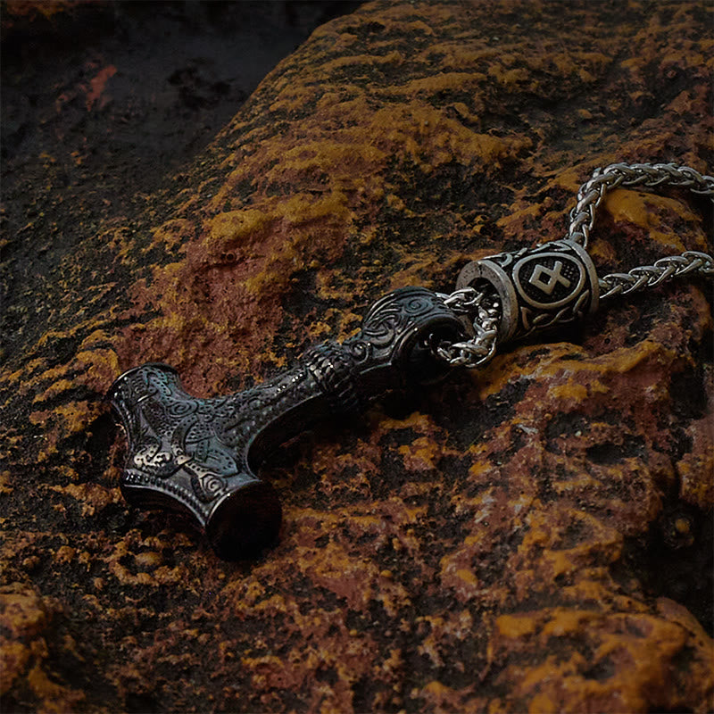 WorldNorse Mjölnir - Thor's Hammer Stainless Steel Necklace - image 19