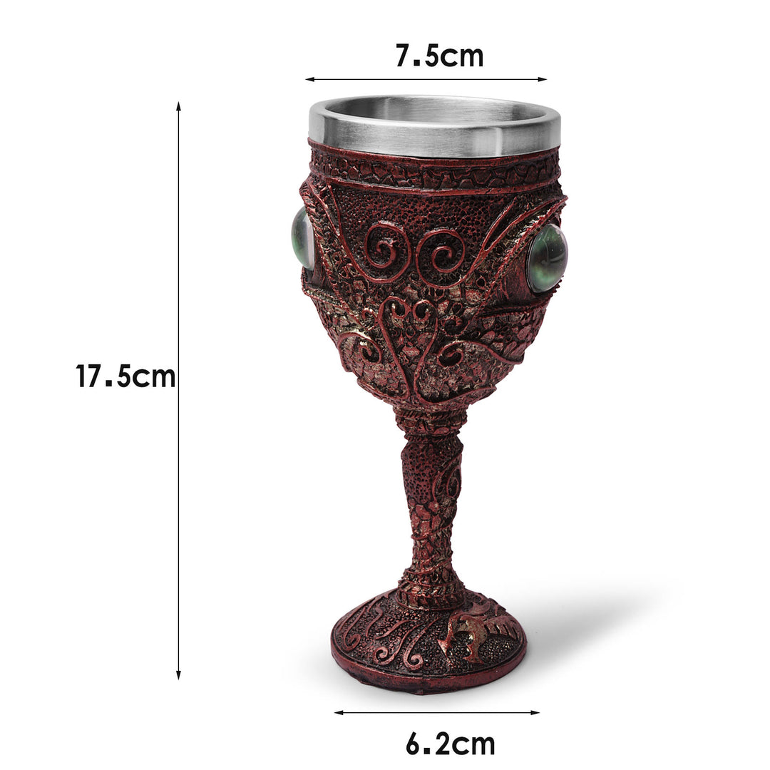 WorldNorse Skull Eyes Vintage Goblet