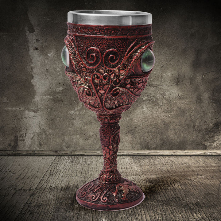 WorldNorse Skull Eyes Vintage Goblet