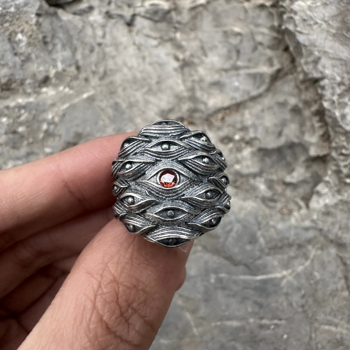 WorldNorse Yokai Hundreds Of Eyes Ring - image 2