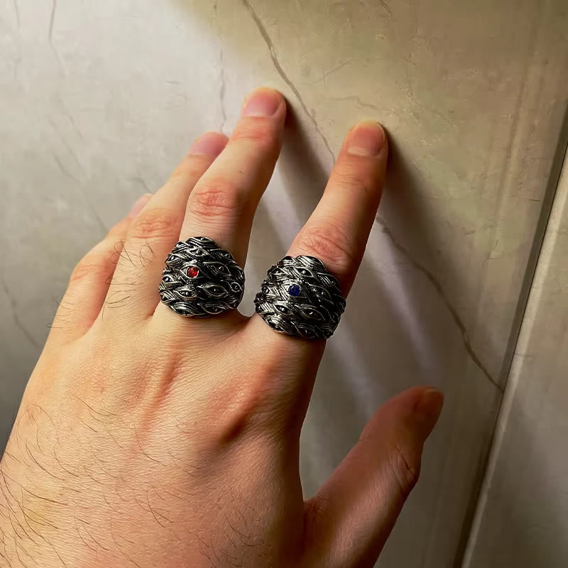 WorldNorse Yokai Hundreds Of Eyes Ring - image 12