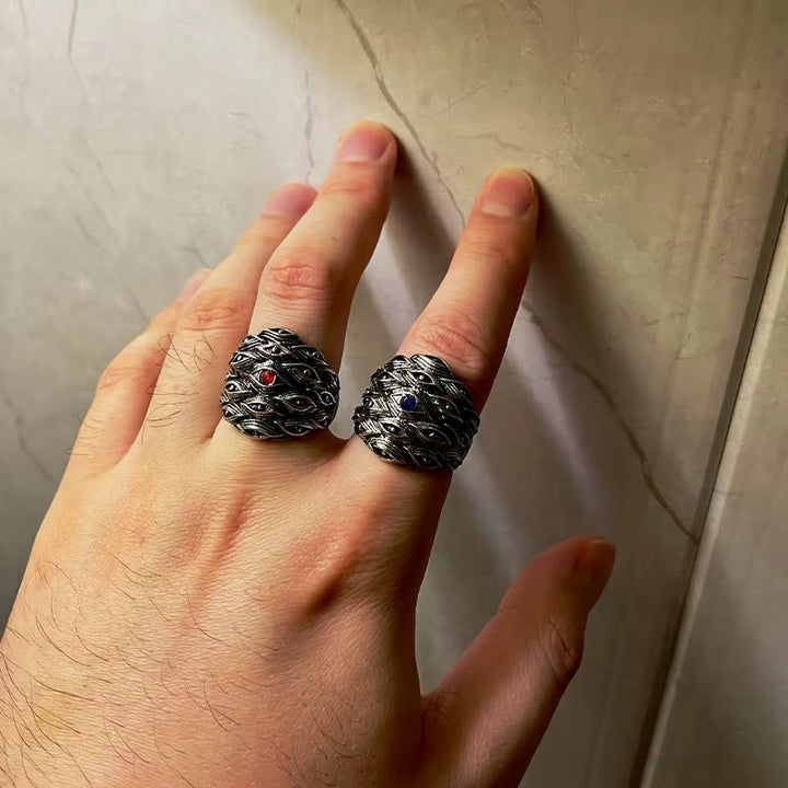 WorldNorse Yokai Hundreds Of Eyes Ring - image 12