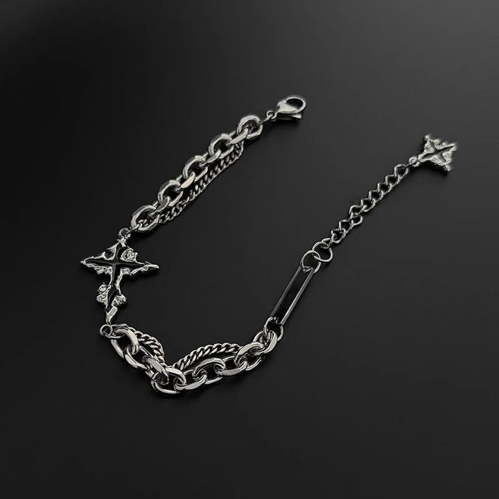 WorldNorse Darkness Cross Cable Chain Bracelet - image 4