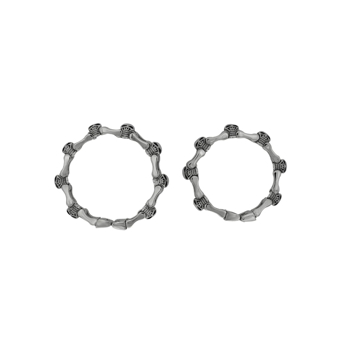 WorldNorse Gothic Skull Head Link Chain Bracelet - image 5