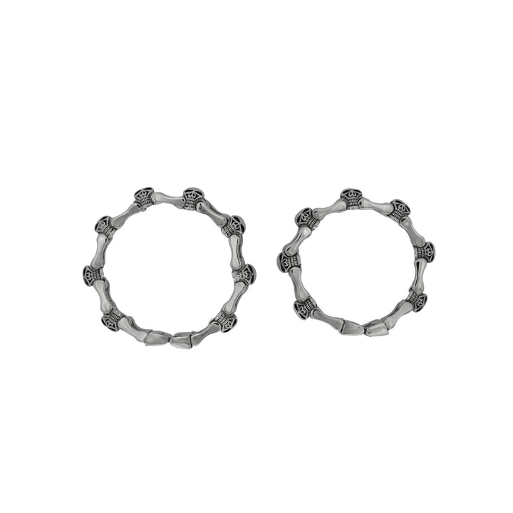 WorldNorse Gothic Skull Head Link Chain Bracelet - image 5