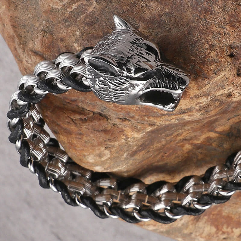 WorldNorse Fenrir Cuban Link Chain Bracelet - image 4