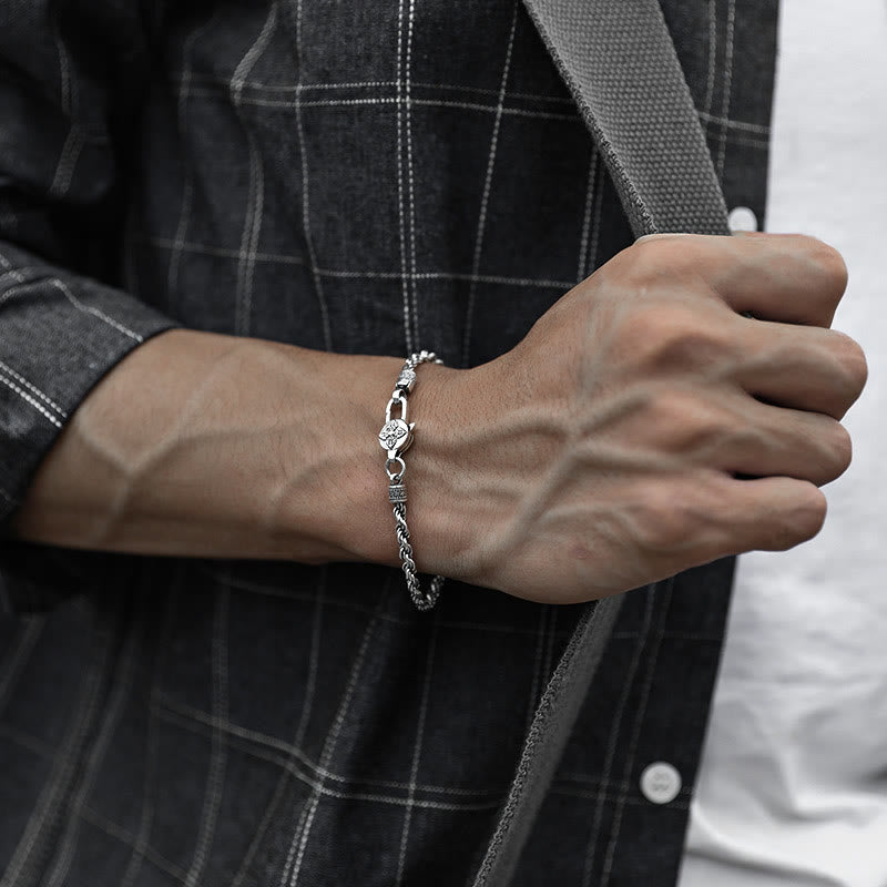 WorldNorse Handcrafted 925 Silver Wheat Wrist Bracelet - image 4