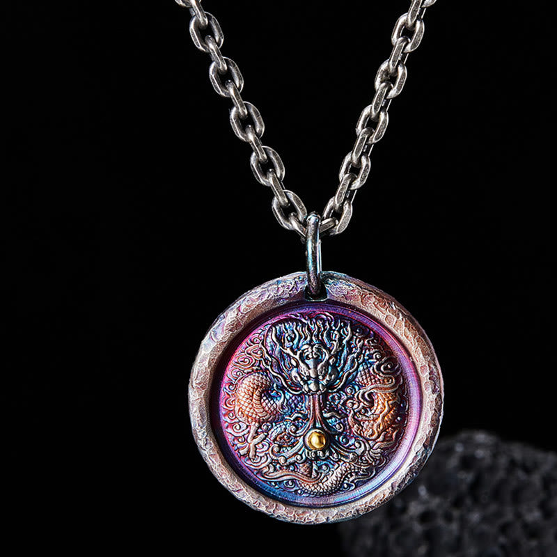 WorldNorse 925 Sterling Silver Dragon Necklace