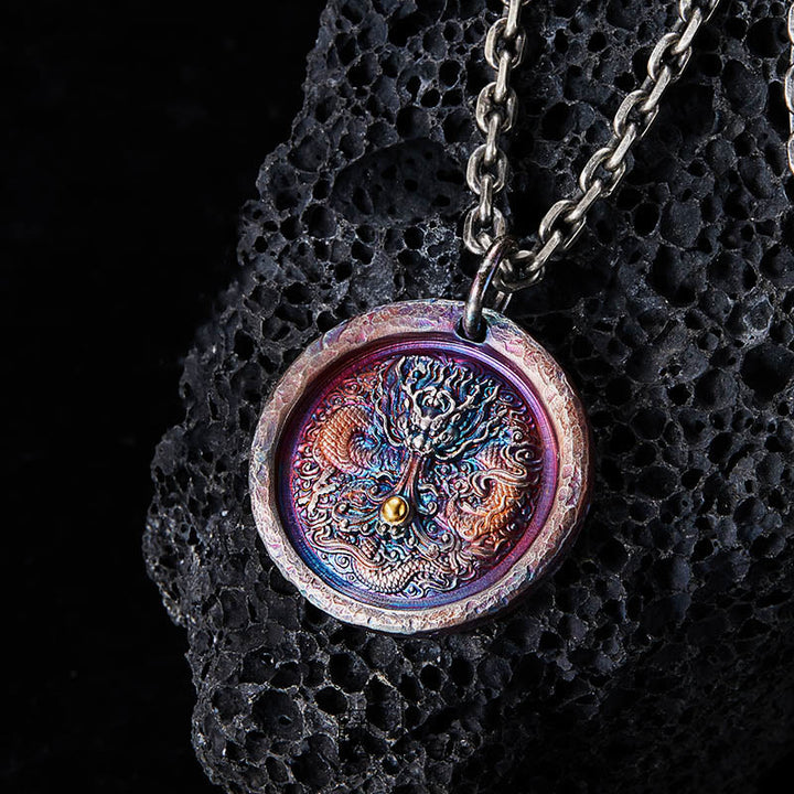 WorldNorse Handcrafted 925 Silver Dragon Necklace - Necklace - NO THANKS - image 0