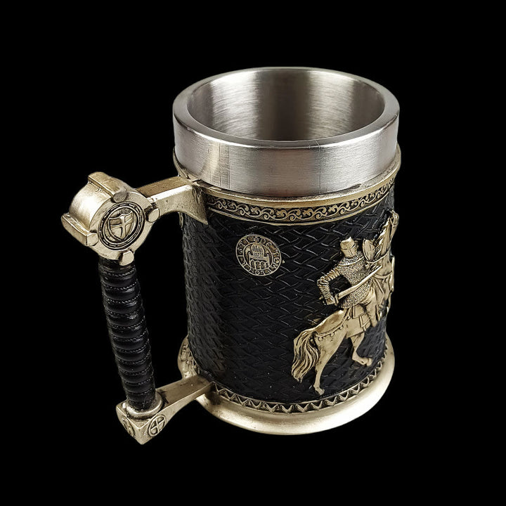 WorldNorse Medieval Viking Warrior Beer Tankard Mug