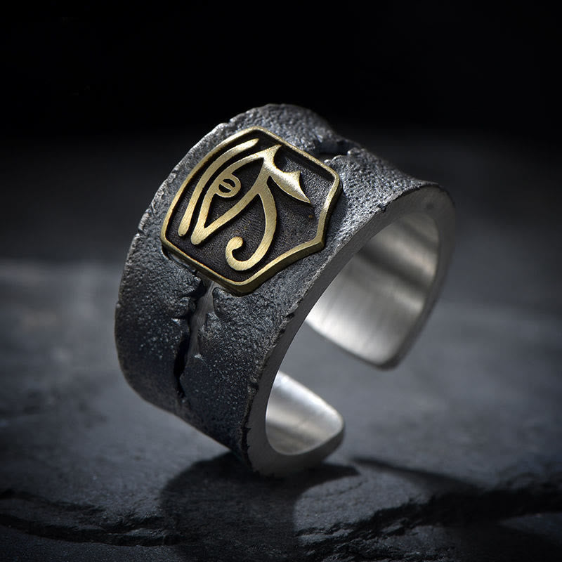 WorldNorse EYE OF RA Protective Open Ring - Ring - image 0