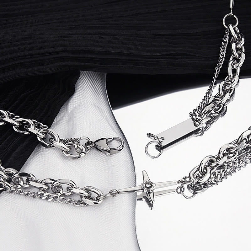 WorldNorse Starlight Charm Cable Chain Curb Chain Bracelet - image 7