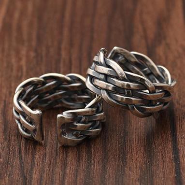 WorldNorse Braided Weave Ring