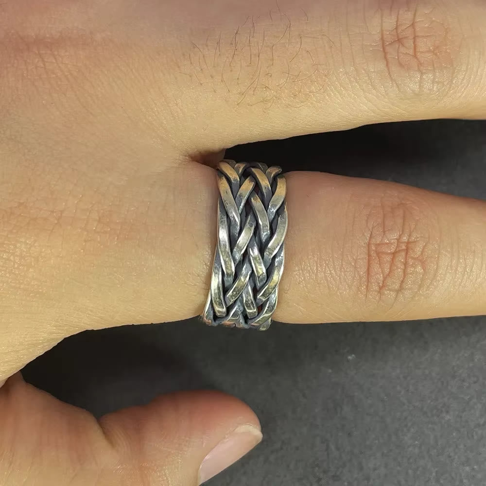WorldNorse Braided Weave Ring
