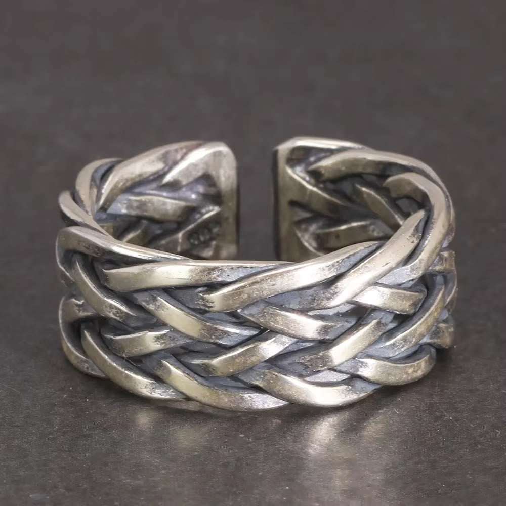 WorldNorse Braided Weave Ring