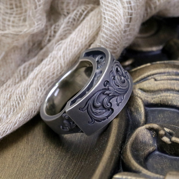 WorldNorse Dark Eye Engraved Ring - Adjustable - image 0
