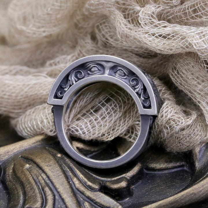 WorldNorse Dark Eye Engraved Ring - image 3