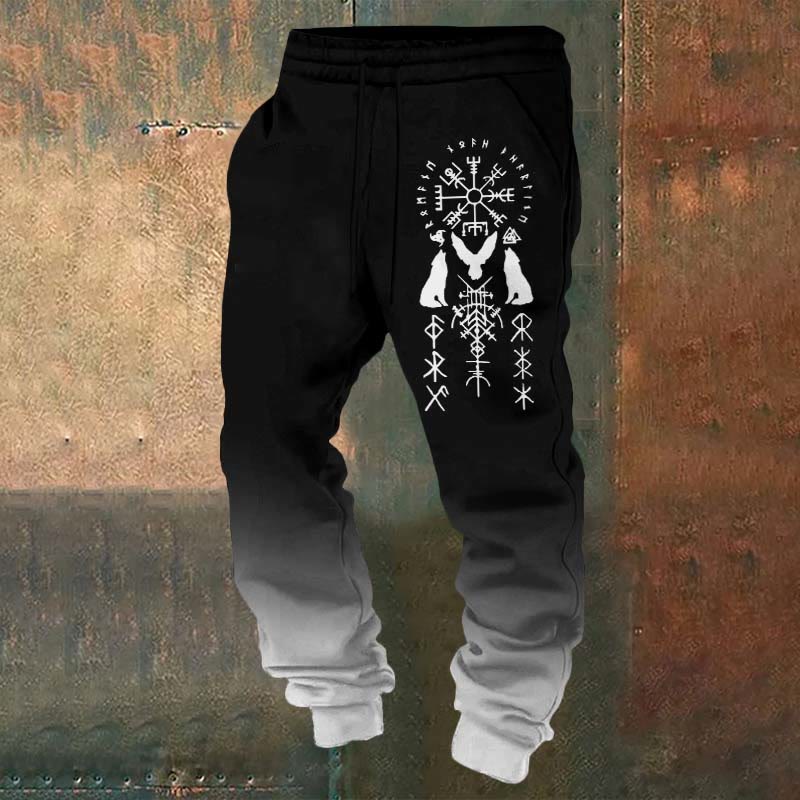 WorldNorse Wolves Triple Horn Of Odin Sweatpants - US/UK/AU52，EU62 (6XL) - image 0