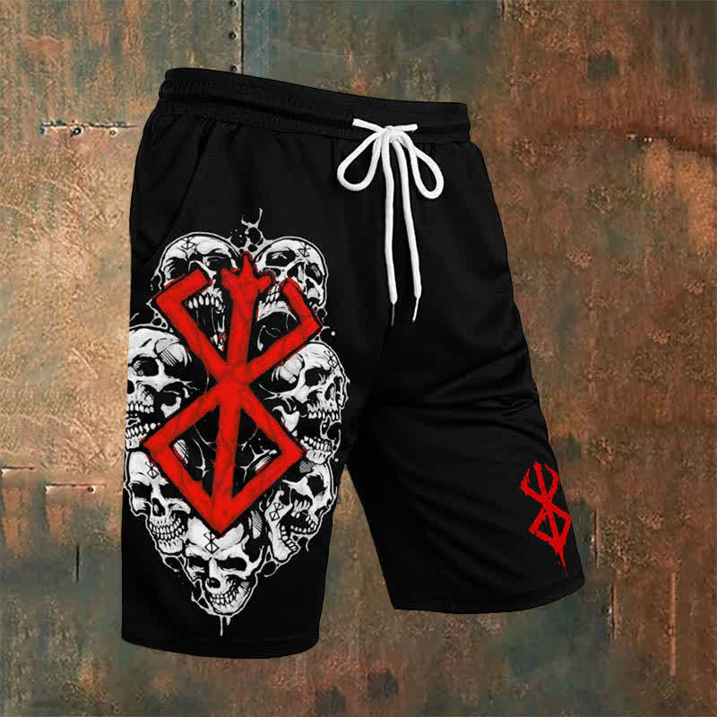 WorldNorse Viking Rune Casual Shorts - US/UK/AU54，EU64 (7XL) - image 0